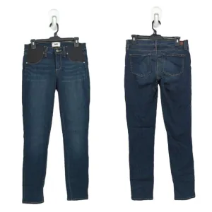 Paige Women 27 Maternity Verdugo Jeans Nottingham Blue Ultra Skinny Mid Rise