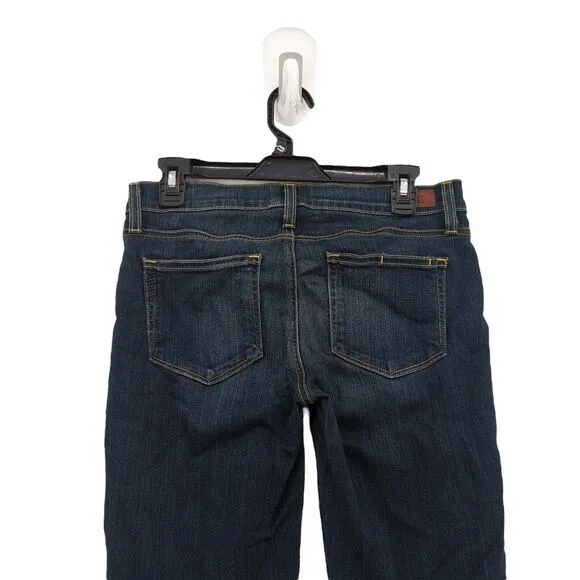 Paige Women 27 Maternity Verdugo Jeans Nottingham Blue Ultra Skinny Mid Rise
