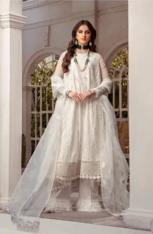 Pakistani A Line Kameez with Trousers and Dupatta Dress