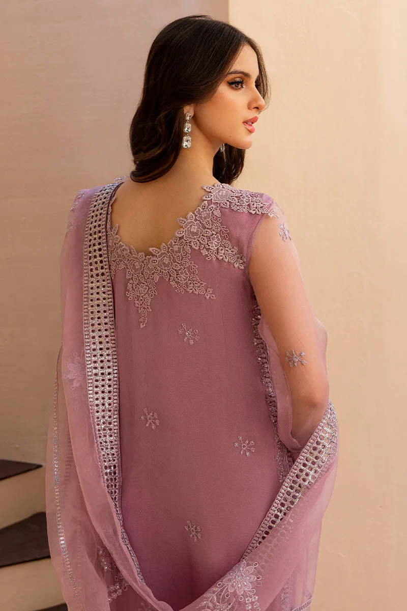 Pakistani Wedding Dress in Organza Kameez Trouser Style