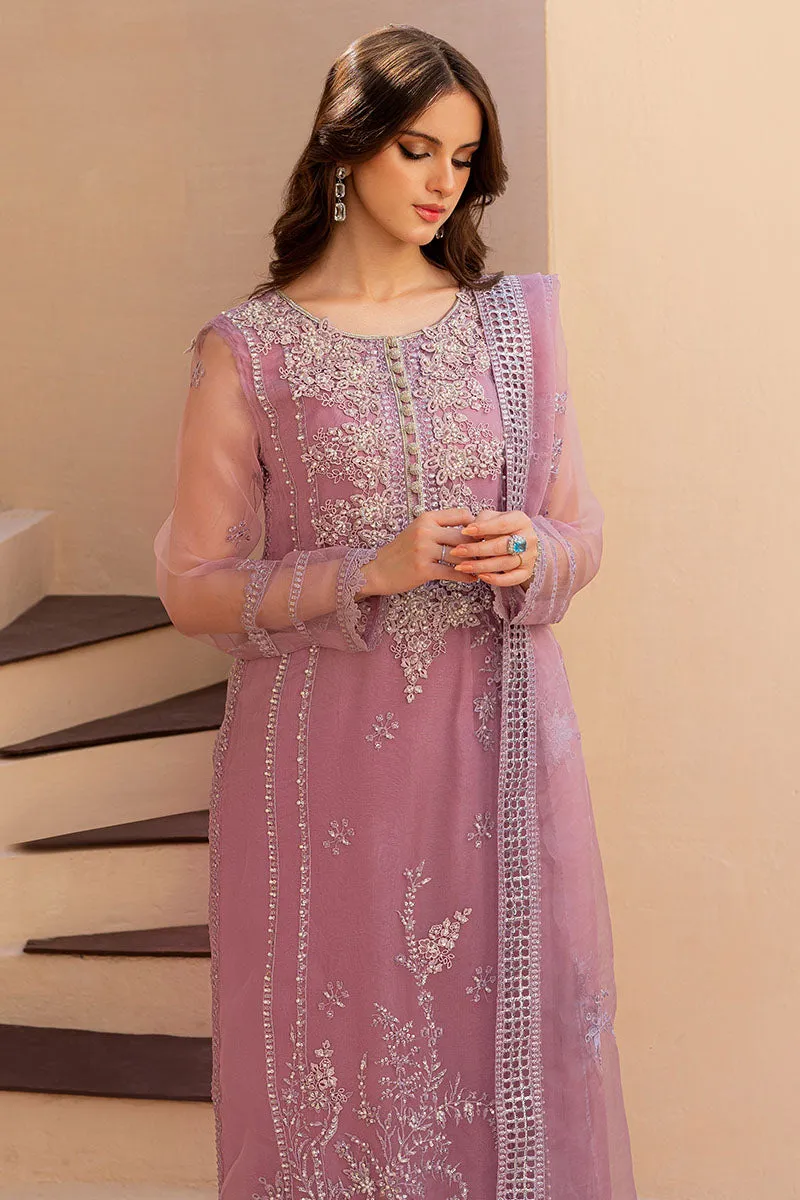 Pakistani Wedding Dress in Organza Kameez Trouser Style