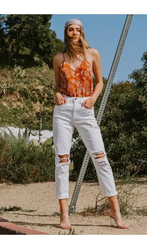 Pearl Jam 90s Crop Jeans