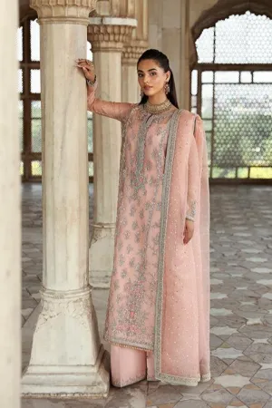Pink Pakistani Wedding Dress in Kameez Trouser Style