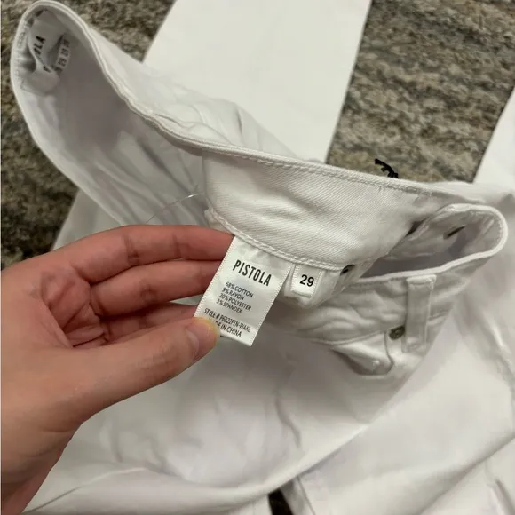 Pistola Mid Rise Skinny Jeans Sz 29 NWT | Pistola White Mid Rise Skinny Jeans *
