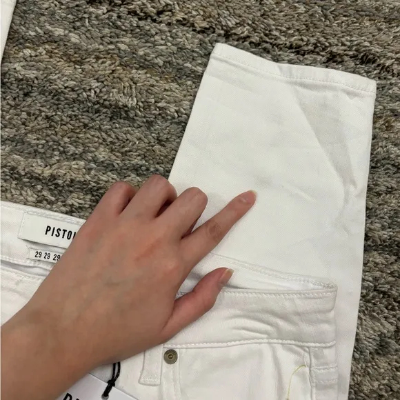 Pistola Mid Rise Skinny Jeans Sz 29 NWT | Pistola White Mid Rise Skinny Jeans *