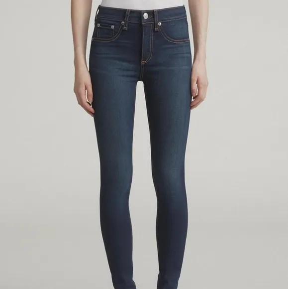 Rag &amp; Bone high rise skinny jeans