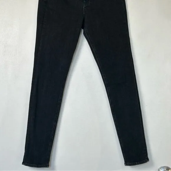 Rag &amp; Bone Nina High-Rise Ankle Skinny Black Wash Denim Jeans- Size 27