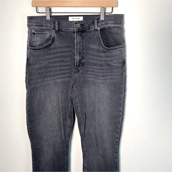Reformation Wash Gibson Black Jeans 31