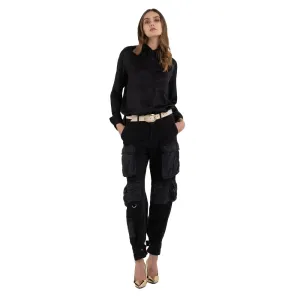 Replay Women's Shirt Comfort Fit in Viscose Satin