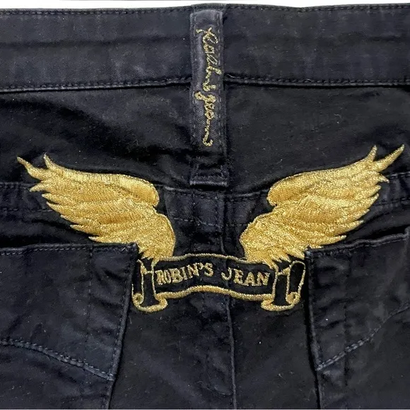 Robin's Jean Black Low-rise Skinny Jeans, Size 27