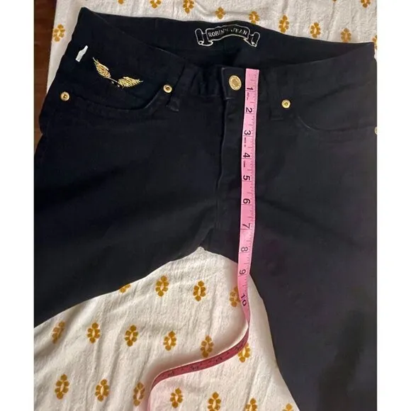 Robin's Jean Black Low-rise Skinny Jeans, Size 27