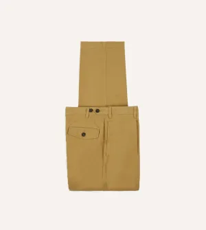 Sand Vintage Wash Cotton Games Trousers