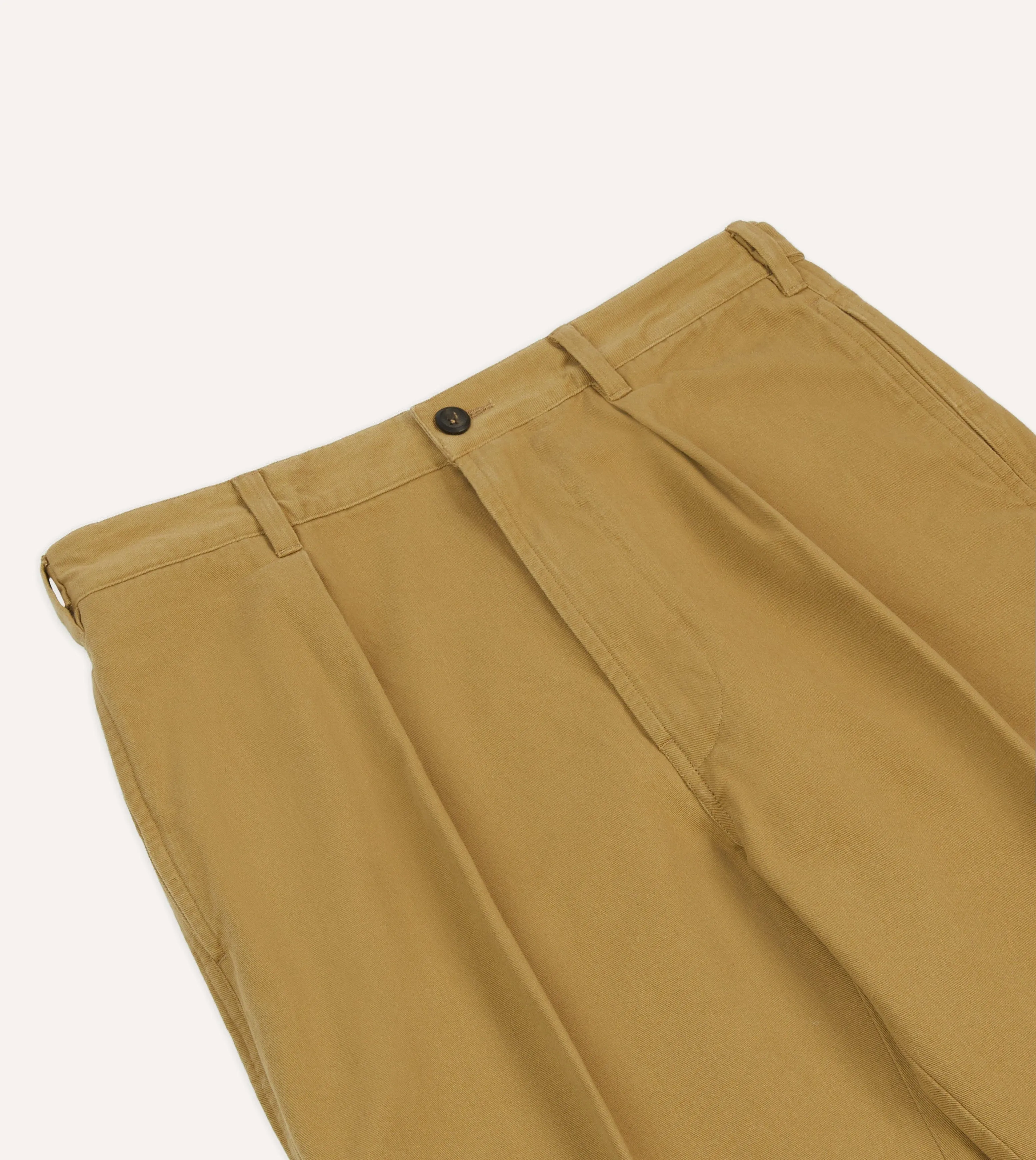 Sand Vintage Wash Cotton Games Trousers