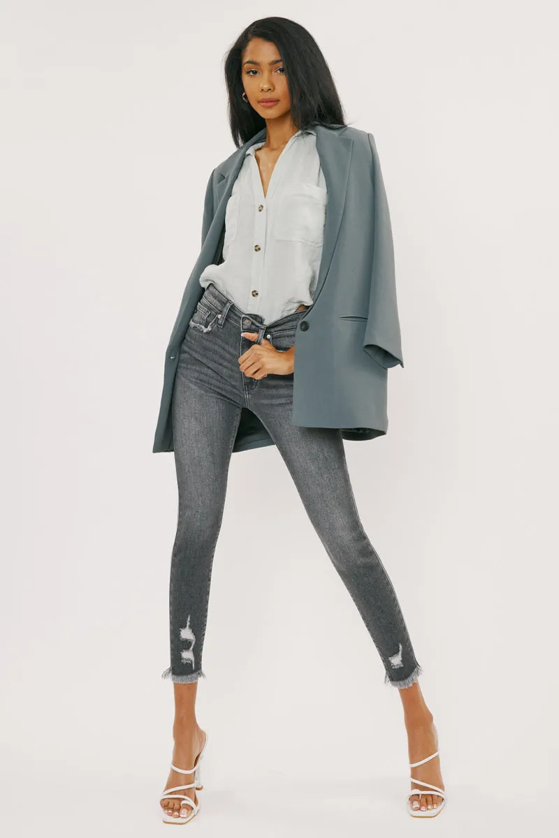 Shyla High Rise Ankle Skinny Jeans