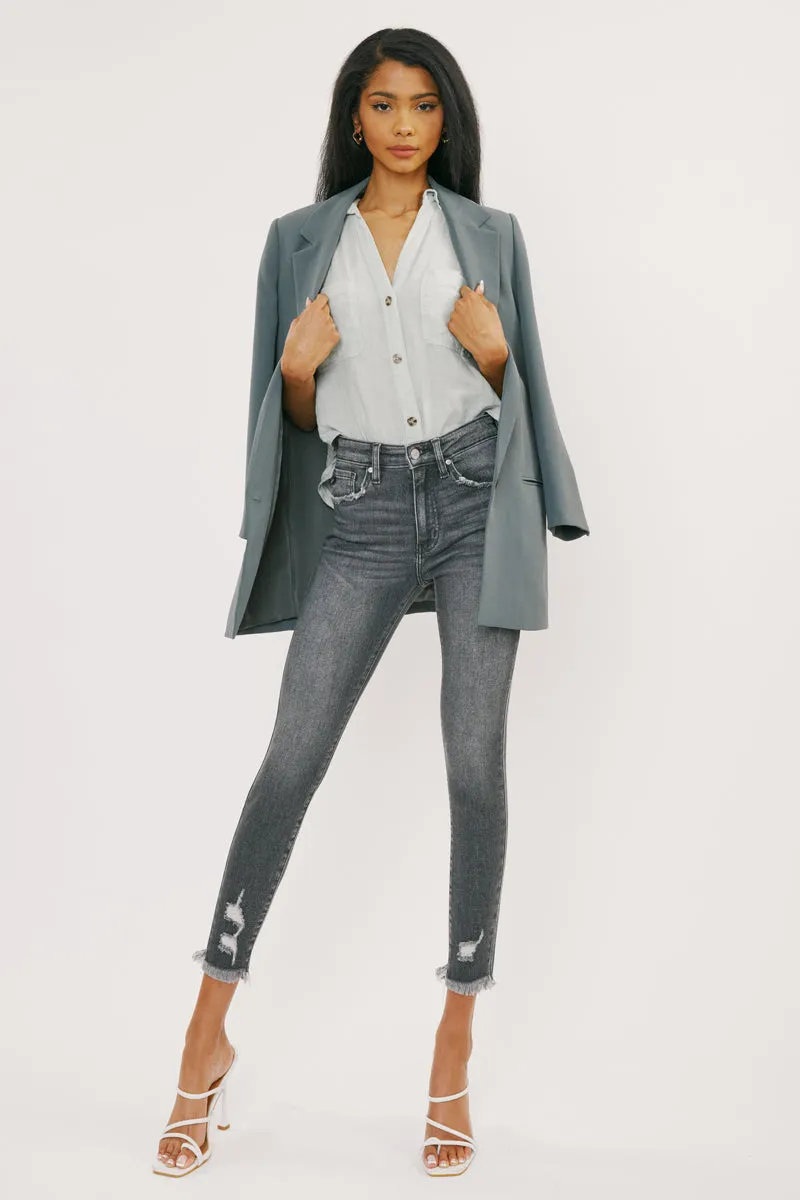 Shyla High Rise Ankle Skinny Jeans