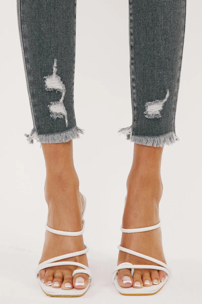 Shyla High Rise Ankle Skinny Jeans