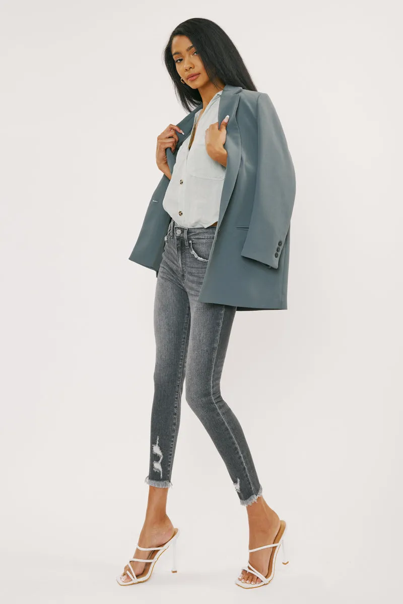 Shyla High Rise Ankle Skinny Jeans