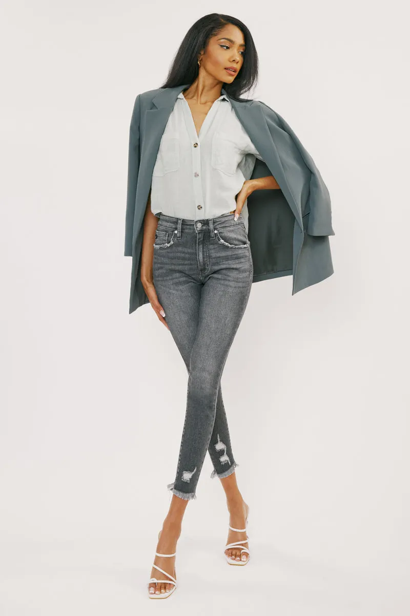 Shyla High Rise Ankle Skinny Jeans