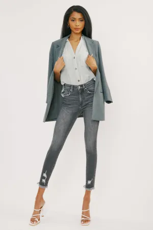 Shyla High Rise Ankle Skinny Jeans