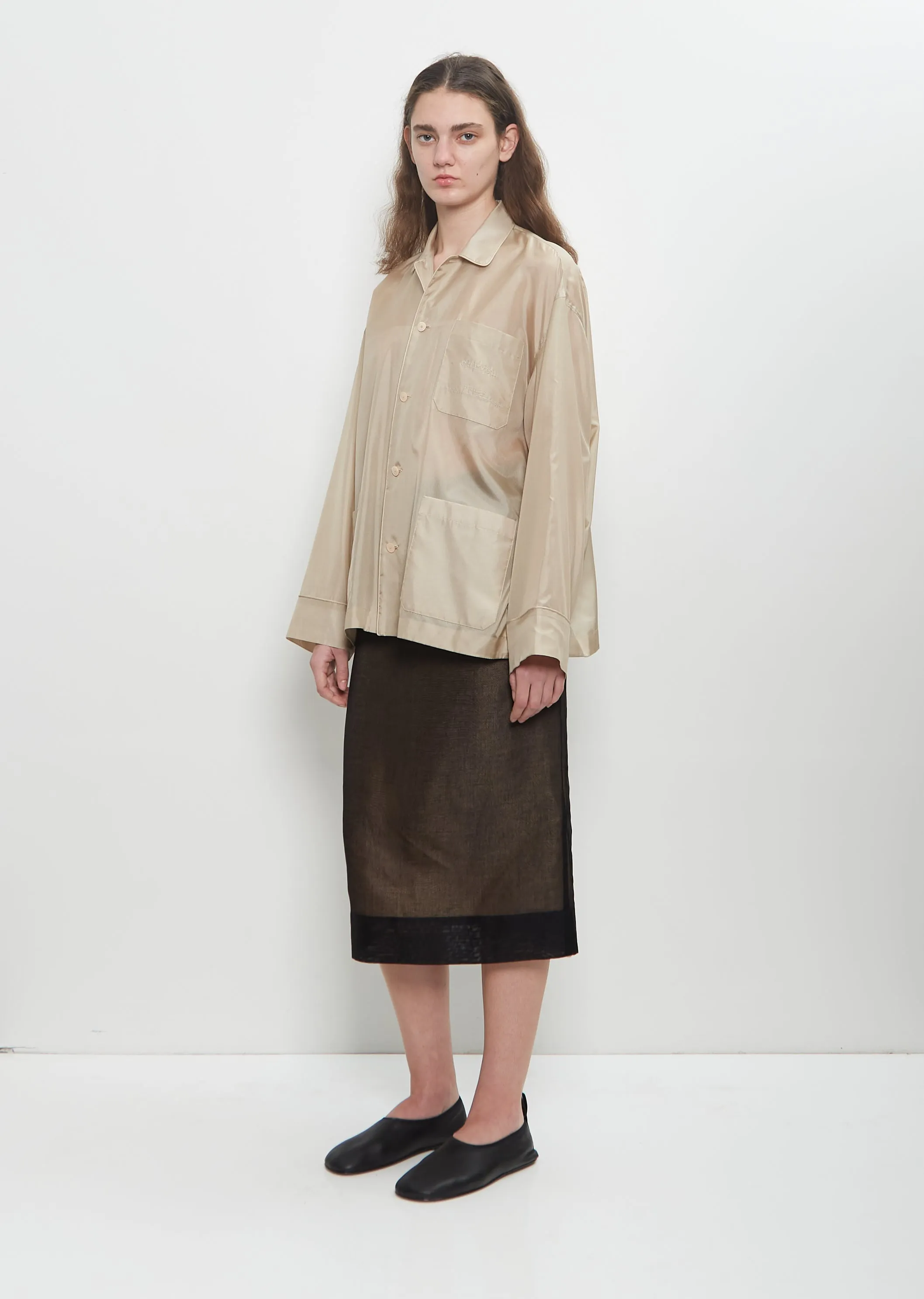 Silk Pajama Overshirt