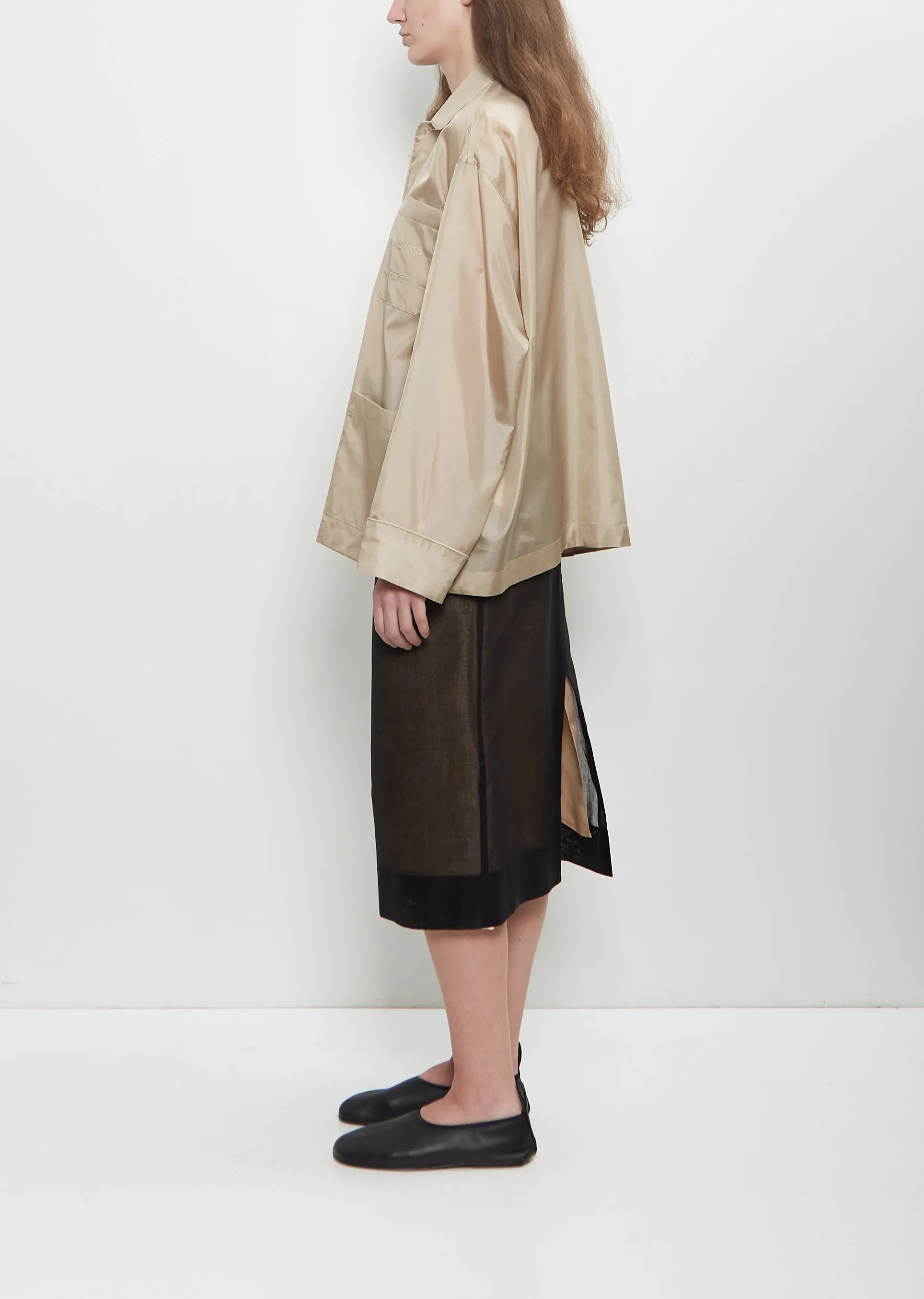 Silk Pajama Overshirt