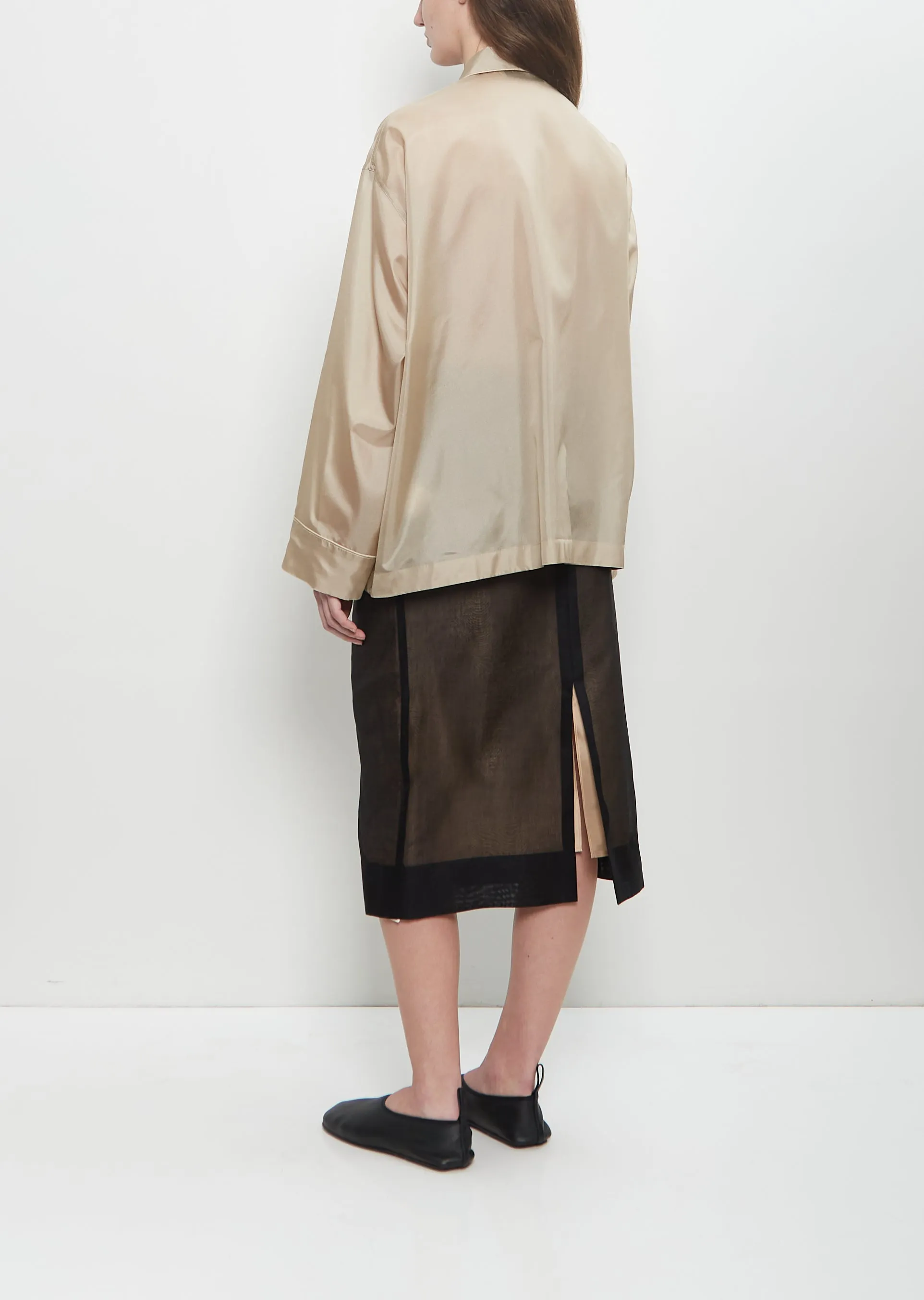 Silk Pajama Overshirt