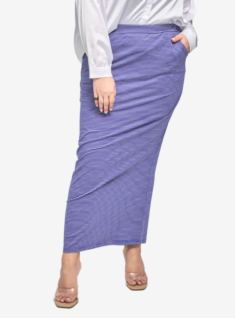 Striped Luna Pencil Skirt