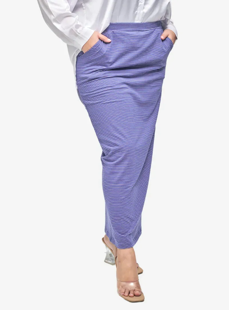 Striped Luna Pencil Skirt