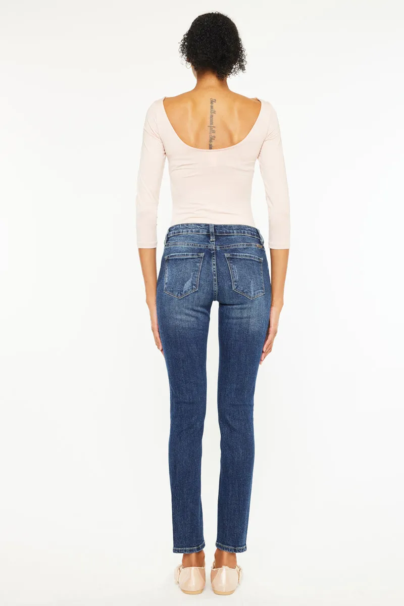 Tobie Mid Rise Super Skinny Jeans