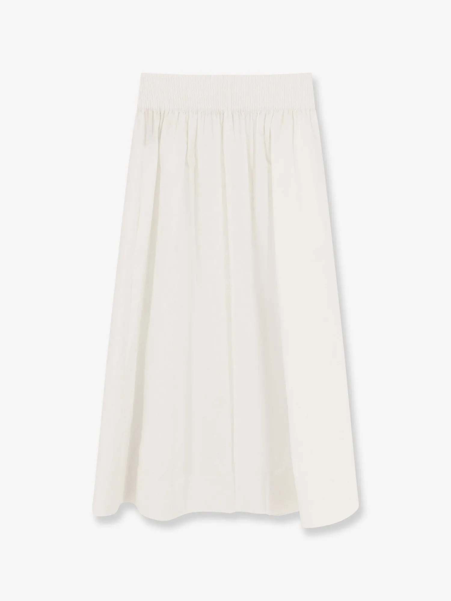 Tory Burch Cotton Skirt With Logoed Buttons