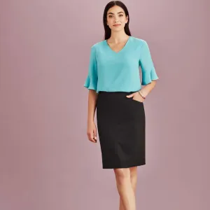 Womens Biz Corporate Bandless Pencil Skirt