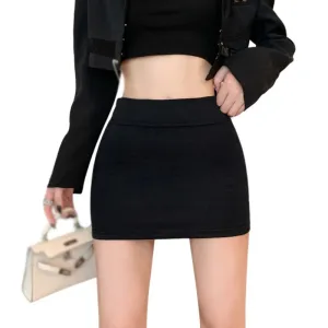 Women's Pencil Skirt Premium Bodycon Basic Stretch Above Knee Mini Pencil Skirts