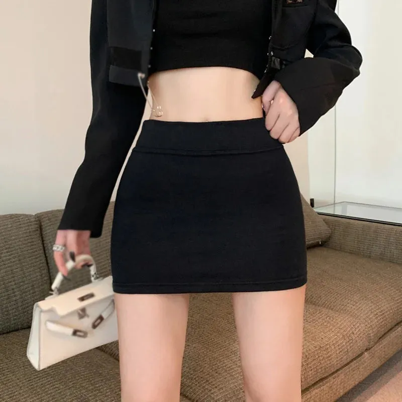 Women's Pencil Skirt Premium Bodycon Basic Stretch Above Knee Mini Pencil Skirts