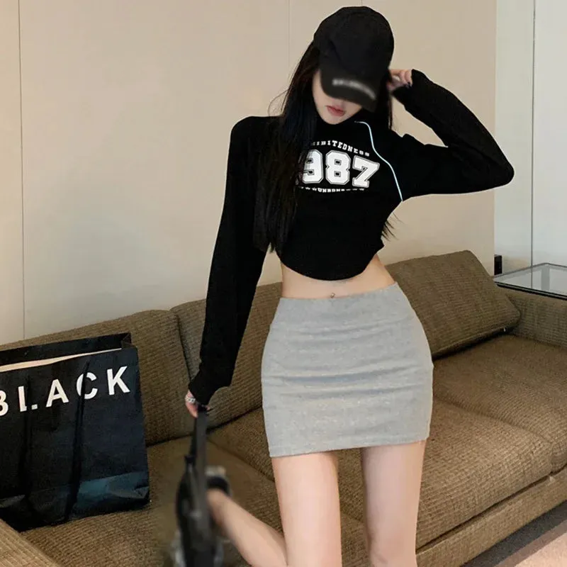 Women's Pencil Skirt Premium Bodycon Basic Stretch Above Knee Mini Pencil Skirts