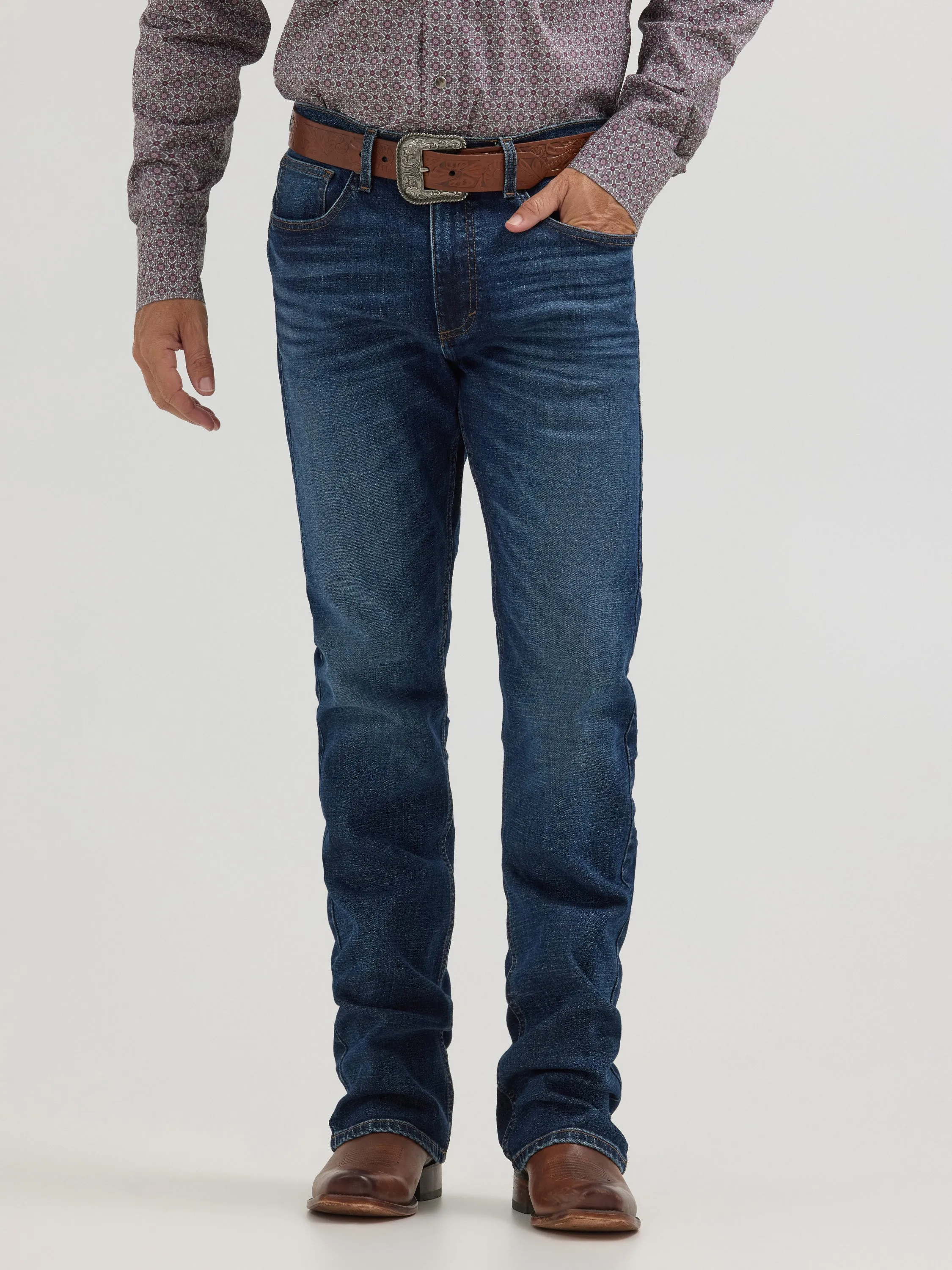 Wrangler Men's 20X Vintage Bootcut Blue Jeans